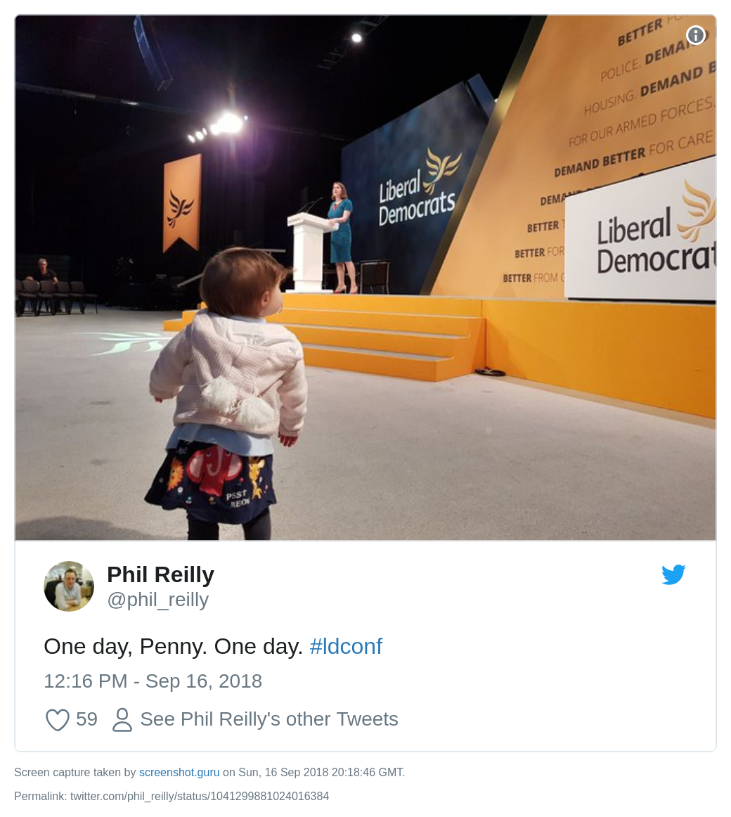 Phil Reilly photo from Lib Dem conference