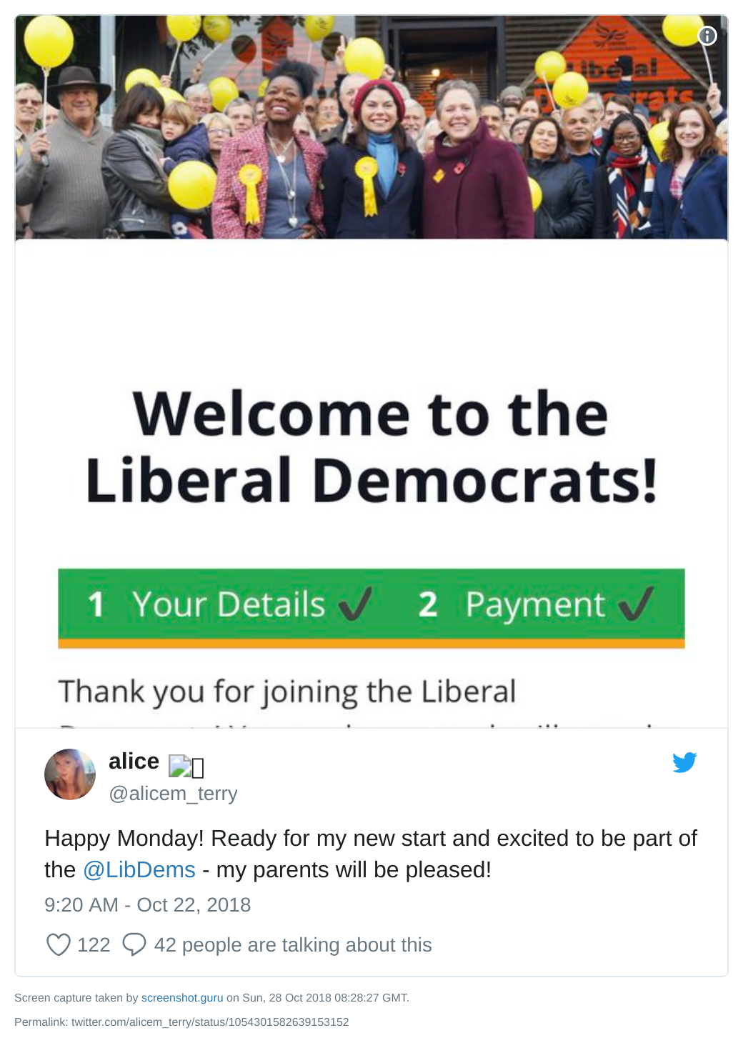 Alice Terry joins Lib Dems