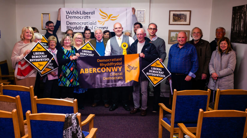 Jason Edwards with Aberconwy Liberal Democrats