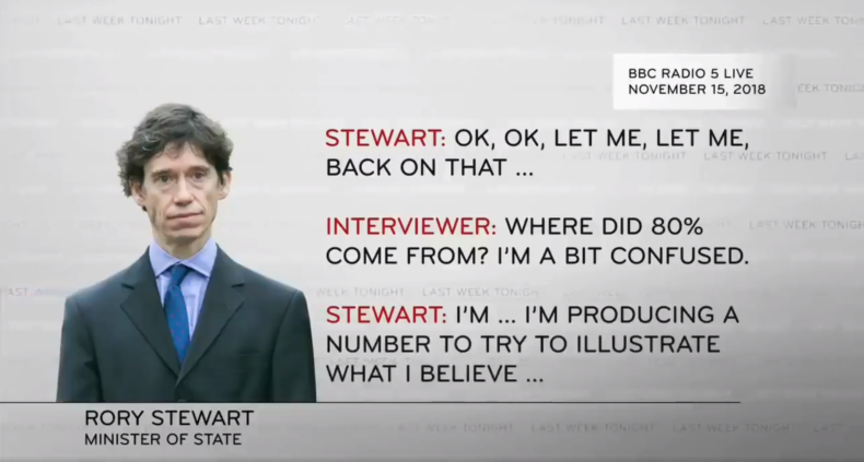 Rory Stewart quote #2: I'm producing a number to try to illustrate what I believe