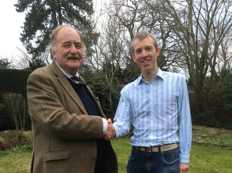 Former Conservative MEP Christopher Beazley with Chichester Lib Dem Parlimentary Spokesperson Jonathan Brown