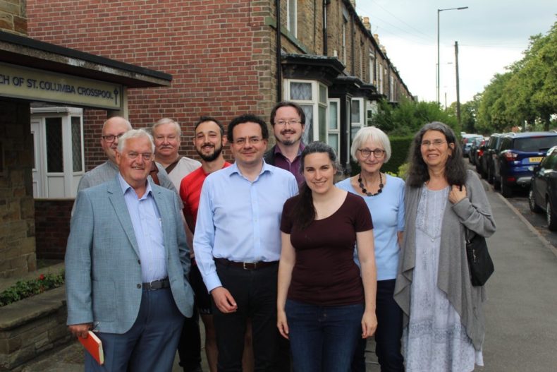 Mark Pack with Laura Gordon and Sheffield Liberal Democrats