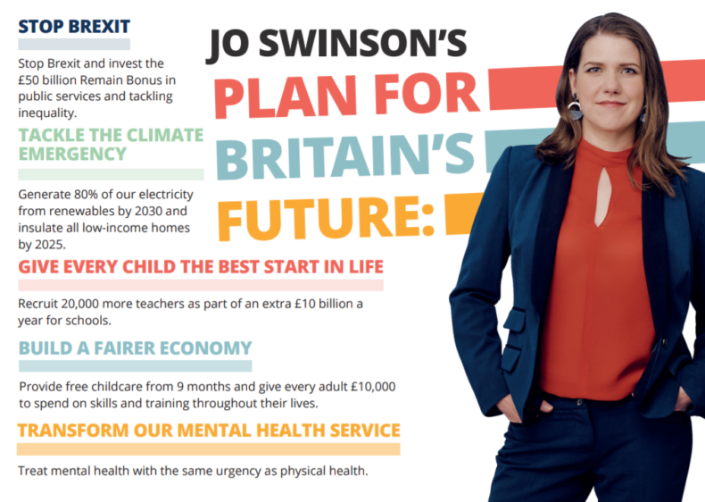 Jo Swinson and the Lib Dem plan for a brighter future