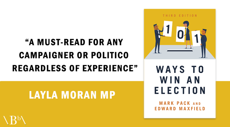 Layla Moran quote praising 101 Ways To Win An Election