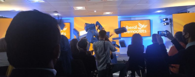 Blue Wall being sent flying at Lib Dem conference Autumn 2021