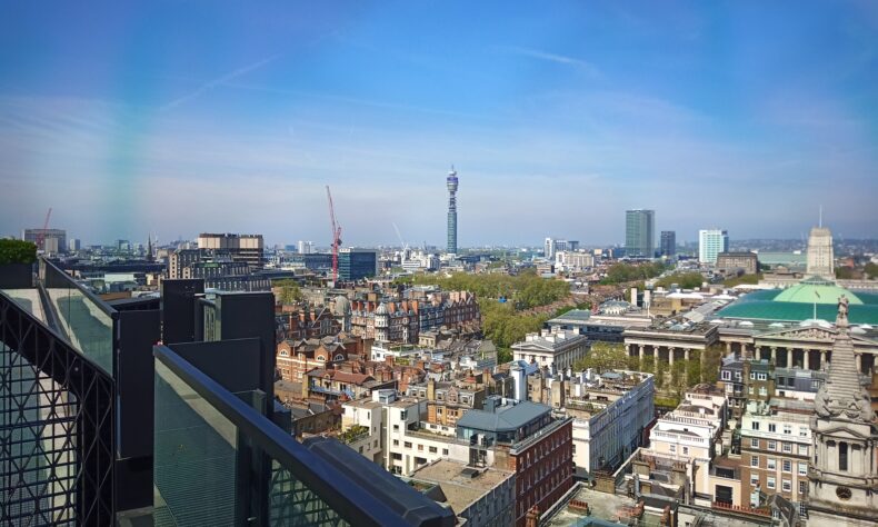 View from The Post Building across London 3