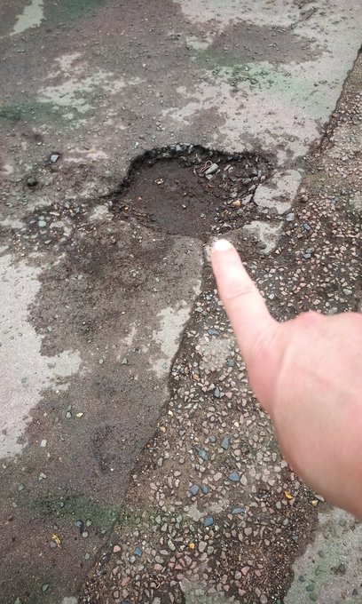 Mid Bedfordshire pothole
